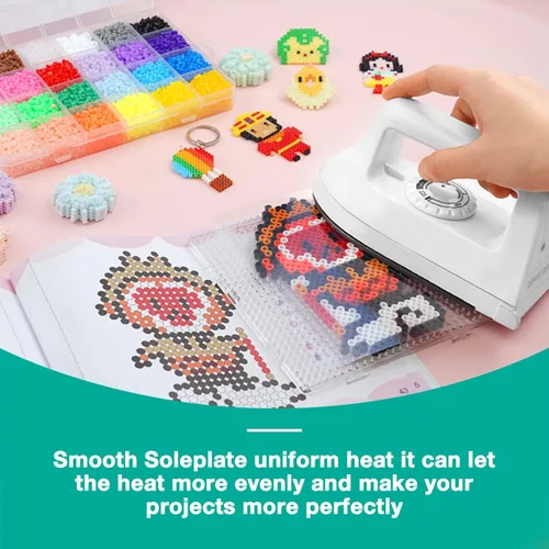 Miniatura 4 de Kit de Prensa de Calor Mano de Hierro para Manualidades Mini KPX, Prensa de Calor Mano Práctica Portátil con Alfombrilla de PVC, Accesorios de Base