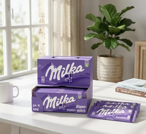 Miniatura 9 de Milka Alpenmilch - Barra de chocolate, 3.5 onzas (paquete de 24)
