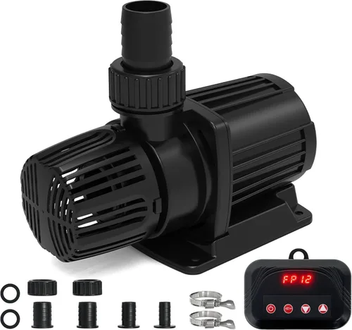 Miniatura 11 de Bomba de agua sumergible 1587 GPH, bomba de estanque de 55 W con 16.5 pies. Altura de elevación para piscina de estanque Koi, cascada, pecera