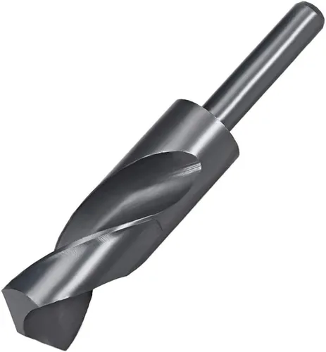 Miniatura 12 de Auniwaig Broca de vástago reducido de 0.51 "0.512 in rodante de nitruración de óxido negro de acero de alta velocidad HSS 6542 para placa