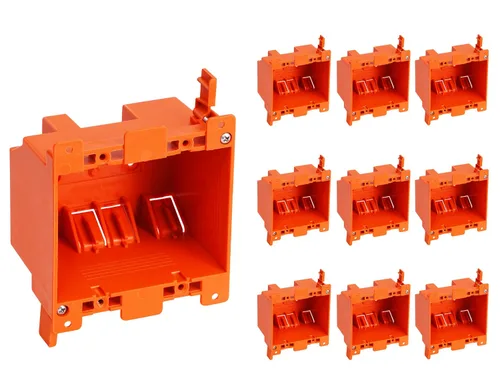 Miniatura 9 de CLOUDY BAY - Caja de salida eléctrica de una sola banda, caja de conexiones de 14 pulgadas cúbicas, caja de trabajo antigua, listado UL