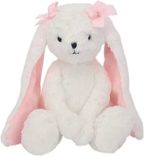 Bedtime Originals - Conejo de peluche Blossom de narcisos, juguete de animal de peluche - Copo de nieve