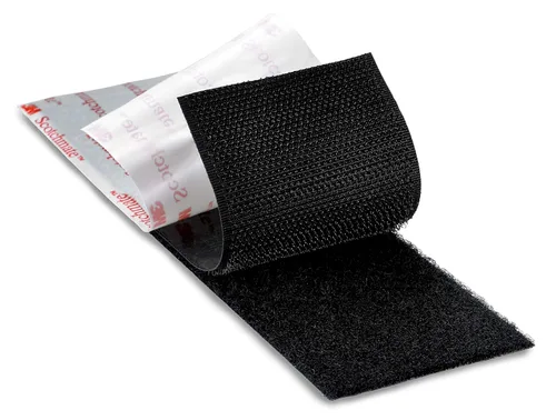 Miniatura 3 de 3M cierre adhesivo con gancho y bucle, SJ3526N/SJ3527N, Negro, 1