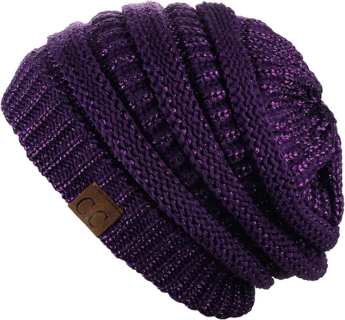 Miniatura 243 de C.C Trendy Warm Chunky Soft Stretch Cable Knit Beanie