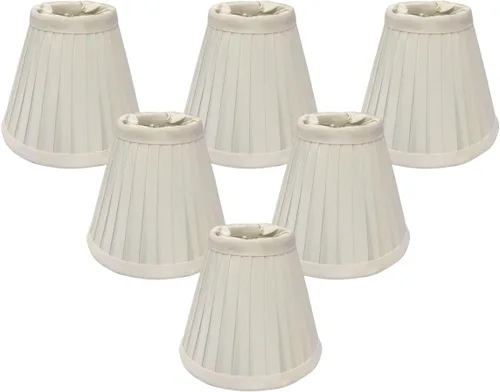 Miniatura 16 de Royal Designs, Inc. Pantalla plisada Empire CS-111BG, color beige, 2,5 x 5 x 4,25
