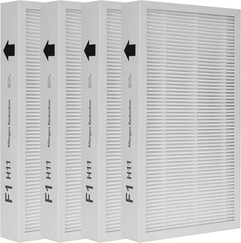 Miniatura 8 de Filtro F1 para reducción de alérgenos, filtro de repuesto compatible con purificador de aire Filtrete C01 T02 FAP-C01-F1 y FAP-T02-F1, paquete de 2