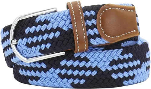 Miniatura 5 de Mixed Color Woven Stretch Braided Belts for Men and Women Fashion Elastic Belts