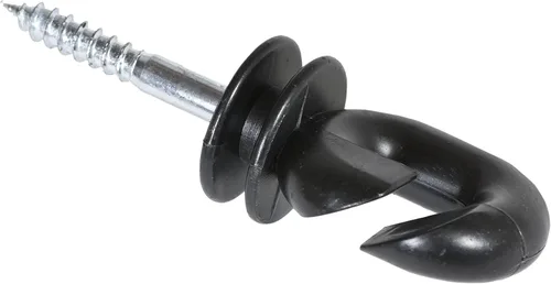 Miniatura 2 de Zareba IWSIRB-Z - Insluador de anillos para cercas eléctricas, paquete de 25, uso con alambre, polietileno, incluye 25 aisladores de anillo