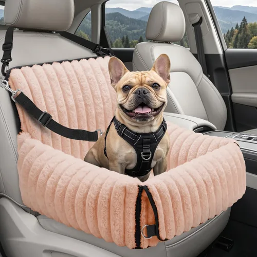 Miniatura 10 de MIXJOY Asiento de automóvil para perros 6 en 1 para perros pequeños/medianos de hasta 25 libras, transportador multifuncional para perros con funda