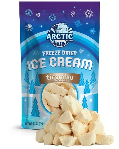 Miniatura 82 de Arctic Farms Trozos de Helado Liofilizado a Granel - No se Derrite (Mantequilla de Maní) (1 libra)