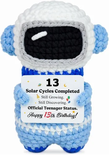 Miniatura 19 de Regalos para él, su novio, novia, To My Love hechos a mano, positivo crochet astronauta, San Valentín, aniversario, día del padre, regalos de Te amo