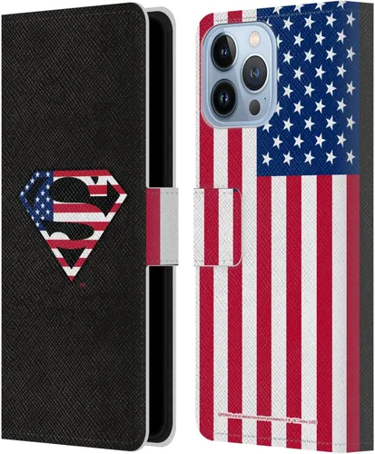 Miniatura 104 de Head Case Designs Funda de piel con licencia oficial de Superman DC Comics con logotipos negros y rojos compatible con Apple iPhone 11
