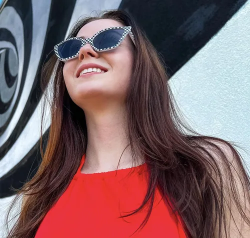 Miniatura 3 de 2 pares de lentes de sol de lectura para exteriores con punta puntiaguda para mujer, lentes de lectura con protección UV, no bifocales 1 Gris 1