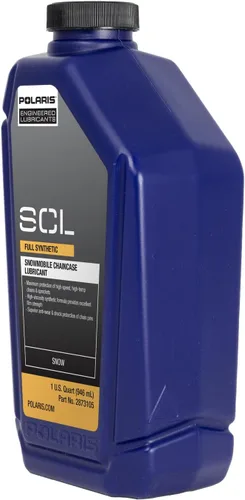 Miniatura 3 de Polaris OEM lubricante sintético para caja de cadena de moto de nieve, 1 cuarto de galón, sintético, específico para INDY XC, Patriot Boost Pro RMK
