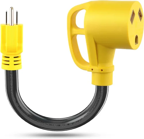 Miniatura 7 de Cable Adaptador de Alimentación NEMA TT-30P Macho a 14-50R Hembra Enchufe Power Dogbone con Mango de Agarre Adaptador Eléctrico Resistente