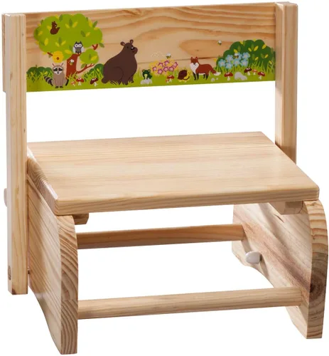 Miniatura 7 de Taburete y silla infantil 2 en 1, diseño de animales y postres