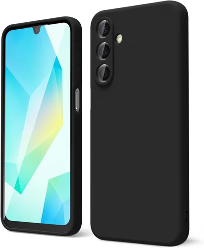 Miniatura 181 de oakxco Funda para teléfono Samsung Galaxy A12 con agarre de silicona líquida, linda delgada fina suave cubierta de gel de goma TPU lisa para mujeres