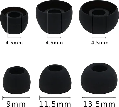 Miniatura 3 de ALXCD Puntas para los oídos compatibles con JBL Endurance Race 2 Sport Earbuds, 6 pares S/M/L tamaños de repuesto de silicona suave, compatible