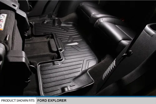 Miniatura 2 de MAXFLOORMAT - Tapete para piso de Ford Explorer (2011-2017) para Tercera fila (de color negro)
