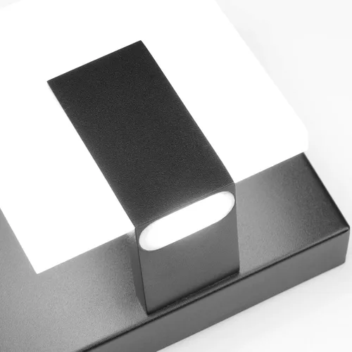 Miniatura 2 de Aipsun - 4 Lámparas de tocador, modernas, de color negro, con luz led arriba y abajo, para colocarlas sobre el espejo del tocador del baño, de 6,000