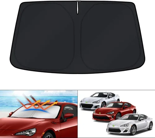 Miniatura 143 de KUST - Parasol plegable para parabrisas para Ford Ranger, accesorios 2019-2025 2026, parasol personalizado para ventana, protector solar plegable