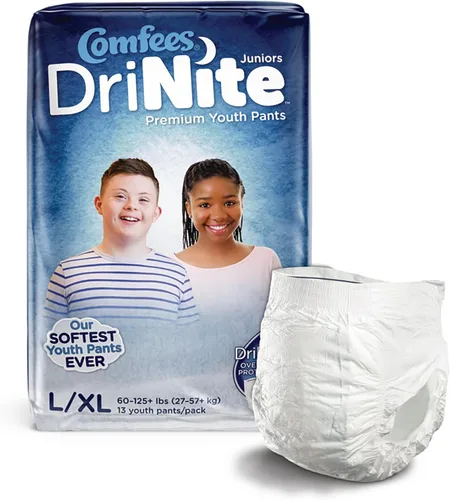 Miniatura 2 de Comfees DriNite Juniors Youth - Ropa interior absorbente L/XL de 60 a 125 libras. CMF-YLXL, 13