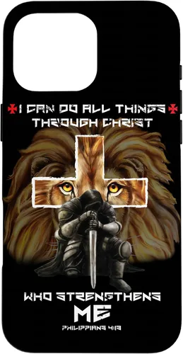 Miniatura 17 de Fundas para iPhone 11 Christian Phone Cases Men Bible Verse Philippians 4:13 Lion Case