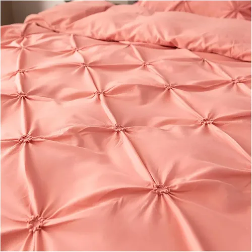 Miniatura 7 de Bed, 3pcs Duvet Cover Set Solid Color Single Double Twin Bedding Set Duvet Cover