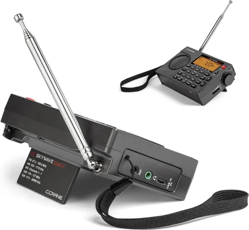 Miniatura 6 de C. Crane CC Skywave SSB 2 AM, FM, onda corta, NOAA Weather + Alert, banda de aviación VHF escaneable y bandas laterales únicas Radio portátil