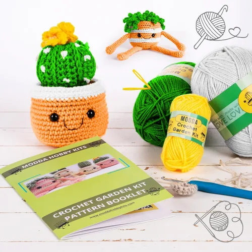 Miniatura 6 de MODDA Kit de Ganchillo para Principiantes - Kit de Inicio de Ganchillo para Principiantes con Tutoriales en Video Fáciles de Seguir, Kits