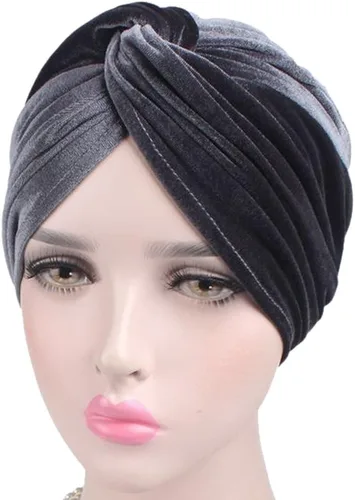 Miniatura 2 de DECOU Sombrero de gorra StrecthTurban con pliegues de color brillante