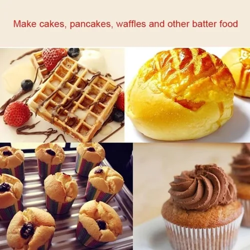 Miniatura 3 de Cupcakes Dispensador de panqueques para galletas, magdalenas, gofres para hornear, dispensador de masa, dispensador de crema, dosificador de taza