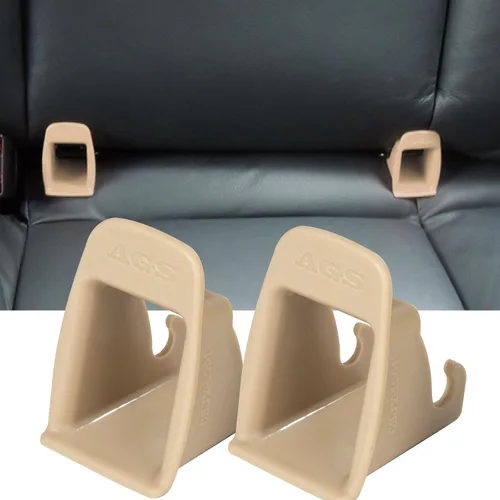 ISOFIX - Guía de cierre de cinturón de interfaz, 2 piezas de hebilla de interfaz ISOFIX para asiento de automóvil, ranura guía fija, conector de