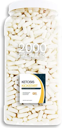 Miniatura 10 de Ketosis Kickstart - Sales de beta-hidroxibutirato de 750 CT para dieta cetogénica en un tarro de agarre cuadrado transparente