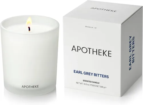Miniatura 8 de Apotheke Velas perfumadas exclusivas para el hogar, lavanda Hinoki, 10.5 onzas, cera de soja, no tóxica, tarro grande blanco, velas de lujo regalos