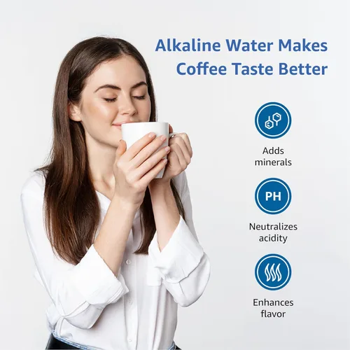 Miniatura 3 de Filtros alcalinos de repuesto para todos los sistemas de filtración de jarra y dispensador Waterdrop®, se ajusta a Waterdrop® WD-PF-AL, reduce