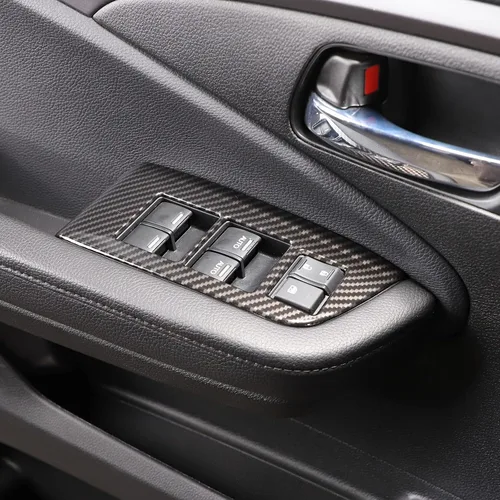 Miniatura 7 de Cubierta del panel del interruptor de elevación de ventana para Honda Pilot 2016-2022, accesorios para controlador de ventana, marco de puerta