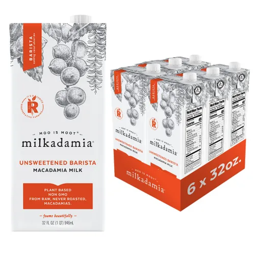 Miniatura 7 de milkadamia leche de macadamia, sin azúcar, 32 onzas, 6