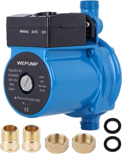 Miniatura 11 de NPT 3/4 '' Bomba de circulación de agua caliente doméstica 93W Bomba de recirculación para cabezal de ducha (RS15-6R)