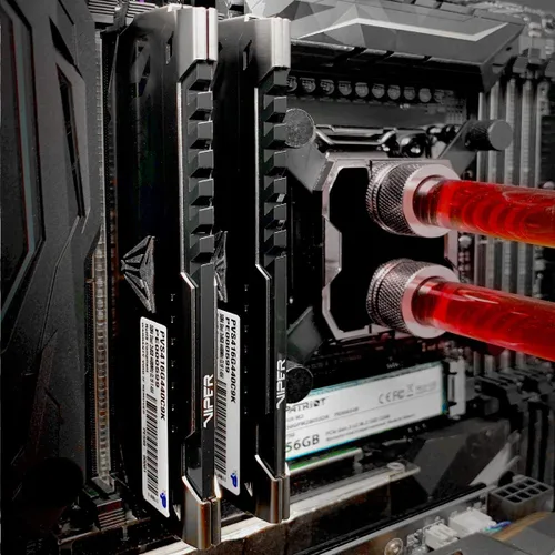 Miniatura 6 de Patriot Viper Steel DDR4 RAM 8GB (1X8GB) 3200MHz CL16 1.35v UDIMM Módulo de memoria para juegos de escritorio Compatible con XMP - PVS48G320C6