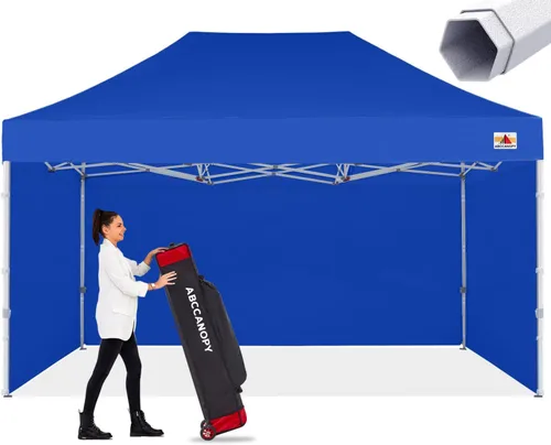 Miniatura 19 de ABCCANOPY - Tienda de campaña con dosel de primera calidad, sombra instantánea comercial, 10 x 15, serie premium, gris