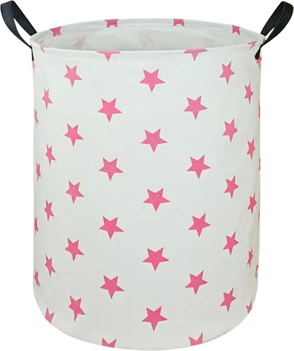 Miniatura 9 de Cesta de almacenamiento para ropa sucia para niños, cesta organizadora de lavandería, caja de ropa, cesta de regalo con asas (unicornio)