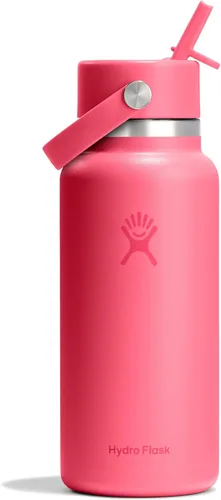 Miniatura 61 de Hydro Flask Botella de agua – Acero inoxidable aislado – Tapa flexible con popote de boca ancha, antiderrames, a prueba de fugas y recargable en 32