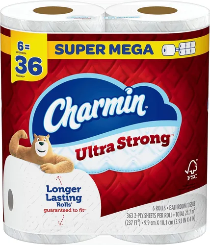 Miniatura 20 de Rollos dobles de papel higiénico ultra fuerte Charmin - 18