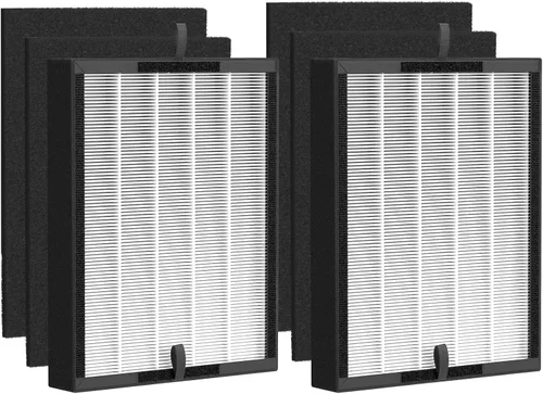 Miniatura 7 de Filtro de repuesto 45i compatible con Alen BreatheSmart Flex Bh400 y 45i Purificador de aire puro, comparado # B4-Fresh/FL40-Silver-Carbon, filtro