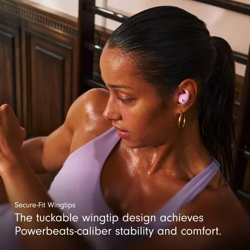 Miniatura 4 de Beats PowerBeats Fit - Auriculares inalámbricos de entrenamiento con cancelación de ruido con puntas de alas de ajuste seguro, batería de hasta 30