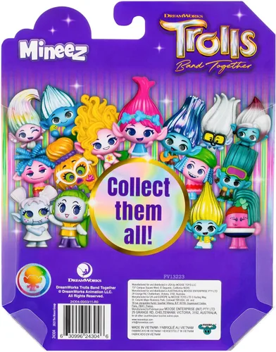 Miniatura 5 de Dreamworks Trolls Band Together Mineez 5 Trolls Pack sorpresa - Los estilos pueden variar