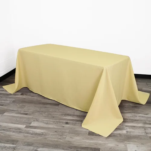 Miniatura 41 de Your Chair Covers - Mantel rectangular de poliéster de 90 x 132 pulgadas, color morado, mantel de boda sin costuras de alta calidad para mesas