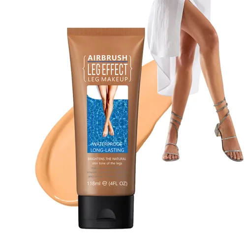 Miniatura 9 de Maquillaje de piernas para mujer, maquillaje de piernas de 4 onzas, impermeable, sin transferencia, fácil aplicación, impecable y de larga duración