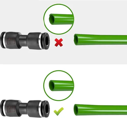 Miniatura 4 de Utah Pneumatic 1/2 Conexiones de empuje para conectar, codo de aire, línea de aire, unión de línea de aire, accesorios de conexión rápida, codo